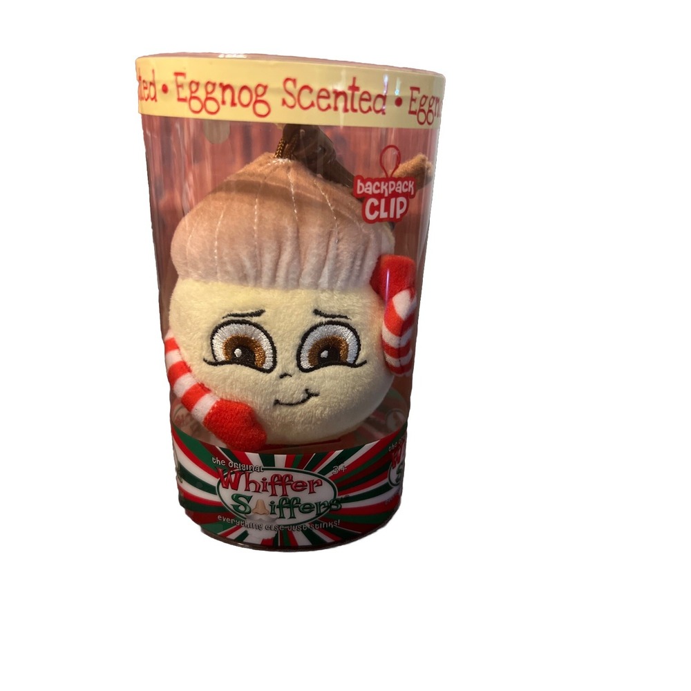 WHIFFER SNIFFERS Ed Eggnog Scented Backpack Clip Holiday Plush Serie 5 Toy